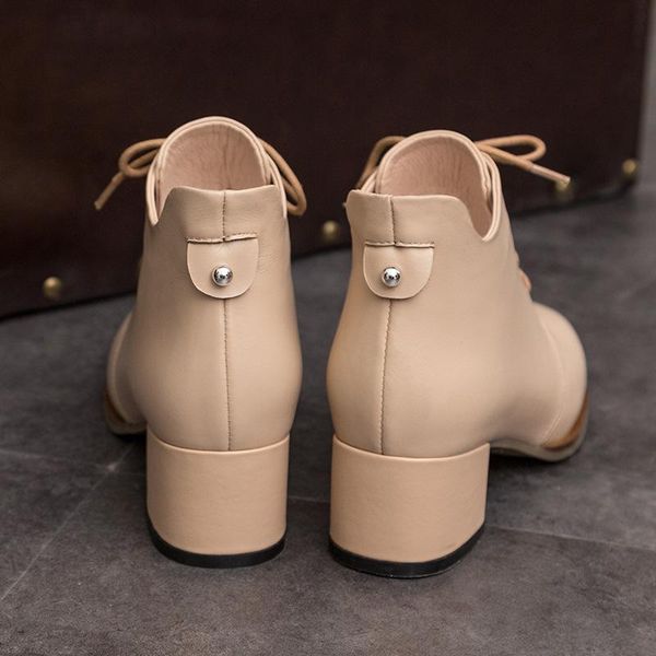boots short square front coarse heel genuine leather chalaza woman will code women's shoes, Black
boots short square front coarse heel genuine leather chalaza woman will code women's shoes, Black