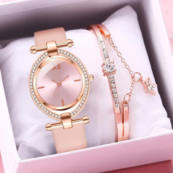 wristwatches luxury women's wrist watches with bracelet set fashion ladies quartz dress watch elegante clock gift, Slivery;brown
wristwatches luxury women's wrist watches with bracelet set fashion ladies quartz dress watch elegante clock gift, Slivery;brown
