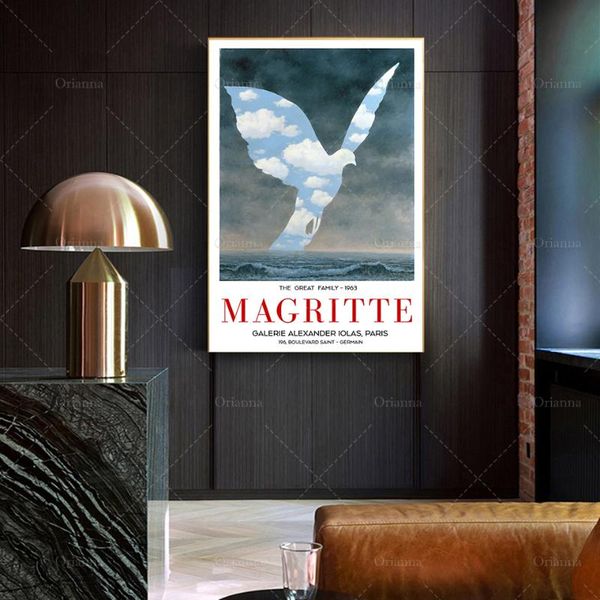 paintings the great family 1963 poster print - rene magritte art museum quality poster- birthday gift idea wall modern home decor
paintings the great family 1963 poster print - rene magritte art museum quality poster- birthday gift idea wall modern home decor