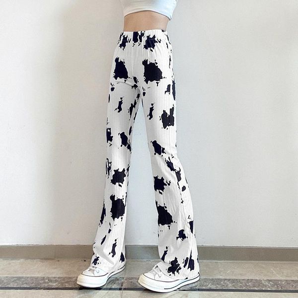 women's pants & capris wind cow print high waist micro trumpet casual for women 2021 summer, Black;white
women's pants & capris wind cow print high waist micro trumpet casual for women 2021 summer, Black;white