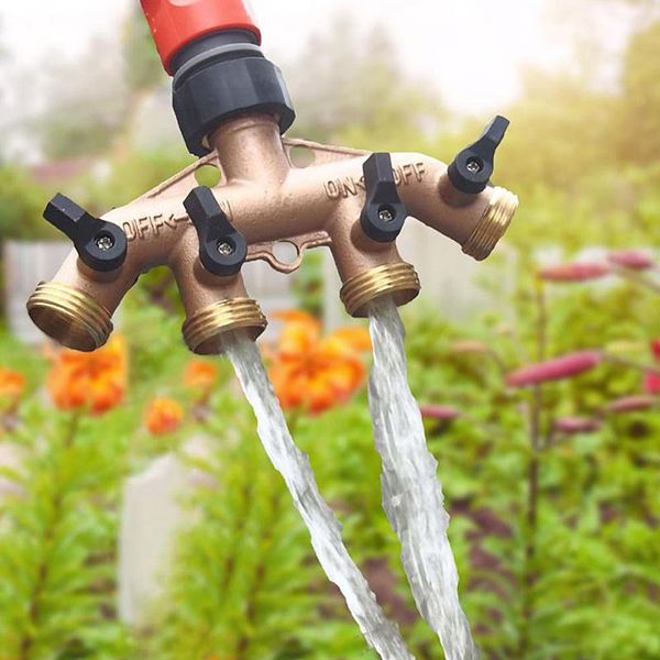 watering equipments 1pc 3/4" 4-way brass garden hose splitter y-type connector distributor for outdoor faucet gardening accessories
watering equipments 1pc 3/4" 4-way brass garden hose splitter y-type connector distributor for outdoor faucet gardening accessories