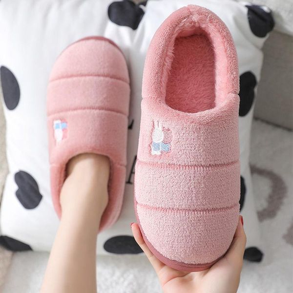 slippers women indoor warm plush knitted fabric lovers home cotton slipper soft sole winter shoes woman men floor slides, Black
slippers women indoor warm plush knitted fabric lovers home cotton slipper soft sole winter shoes woman men floor slides, Black