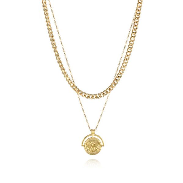 pendant necklaces gold plated chunky cuban chain choker coin necklace women teen girl dainty layered neck jewelry collar, Silver
pendant necklaces gold plated chunky cuban chain choker coin necklace women teen girl dainty layered neck jewelry collar, Silver