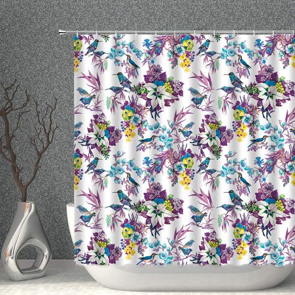 tropical floral decor shower curtain watercolor flower birds fabric polyester bathroom curtains with hookspurple
tropical floral decor shower curtain watercolor flower birds fabric polyester bathroom curtains with hookspurple