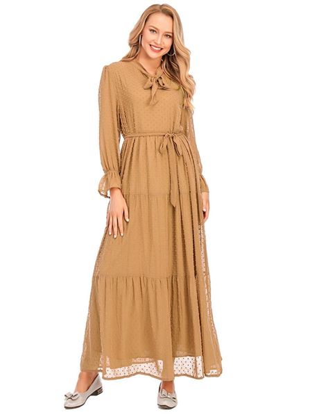 ethnic clothing muslim dress fashion women's stitched long sleeve middle east eid duabi abaya turkey robe belt donsignet, Red
ethnic clothing muslim dress fashion women's stitched long sleeve middle east eid duabi abaya turkey robe belt donsignet, Red