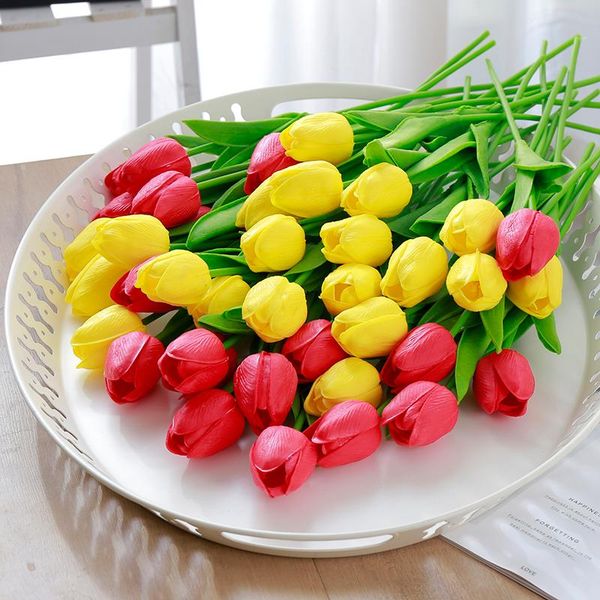 decorative flowers & wreaths tulip artificial real touch simulation bouquet fake plastic for wedding decoration home garen decor
decorative flowers & wreaths tulip artificial real touch simulation bouquet fake plastic for wedding decoration home garen decor
