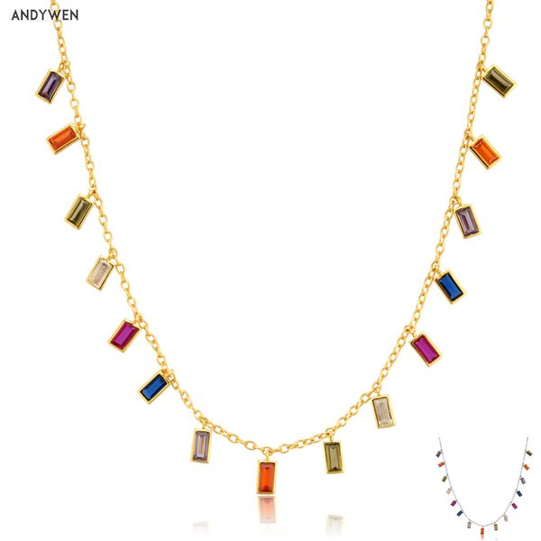 andywen 925 sterling silver colorful zircon charms rainbow chain choker long neckalce fashion women european party fine jewelry
andywen 925 sterling silver colorful zircon charms rainbow chain choker long neckalce fashion women european party fine jewelry