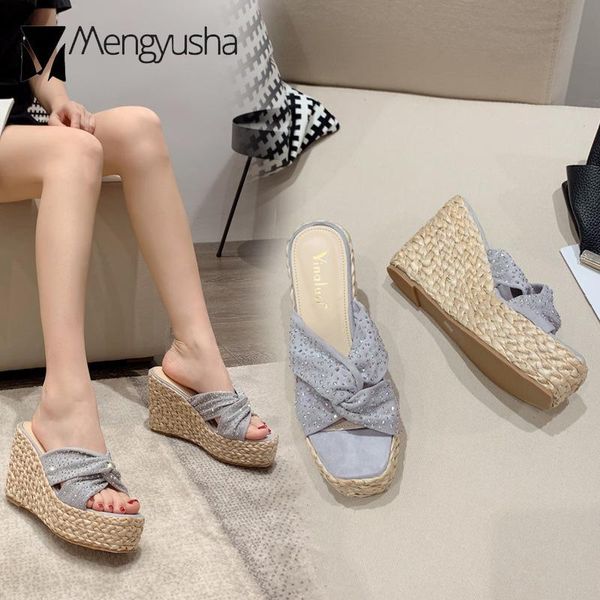 fairy rhinestones twistknot slingback real leather wedges sandals woman slides crystal solid gladiator sandalias shoes women2021, Black
fairy rhinestones twistknot slingback real leather wedges sandals woman slides crystal solid gladiator sandalias shoes women2021, Black