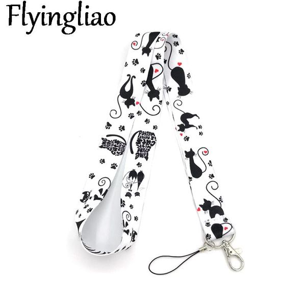 black cat paws neck strap lanyard keychain mobile phone id badge holder rope key chain keyrings gift webbings ribbons cell straps & charms
black cat paws neck strap lanyard keychain mobile phone id badge holder rope key chain keyrings gift webbings ribbons cell straps & charms