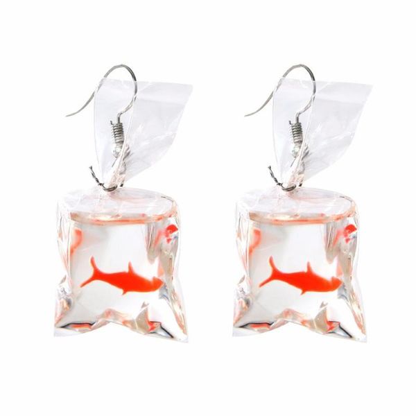 dangle & chandelier creative fish earrings fashion koi goldfish water bag cute handmade womens jewelry, Silver
dangle & chandelier creative fish earrings fashion koi goldfish water bag cute handmade womens jewelry, Silver