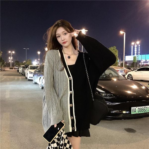 women's sweaters make firm offers college of pure wool big twist loose long knitting cardigan sweater woman fall, White;black
women's sweaters make firm offers college of pure wool big twist loose long knitting cardigan sweater woman fall, White;black