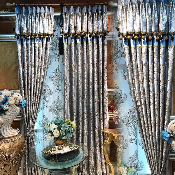 european grey velvet gilt curtain damascus flower american living room bedroom balcony floor finished product & drapes
european grey velvet gilt curtain damascus flower american living room bedroom balcony floor finished product & drapes