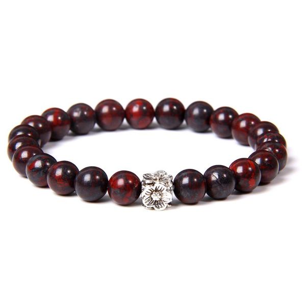 beaded, strands women bracelet natural bloodstone beads fashion volcanic beaded silver color flower charm jewelry men, Black
beaded, strands women bracelet natural bloodstone beads fashion volcanic beaded silver color flower charm jewelry men, Black