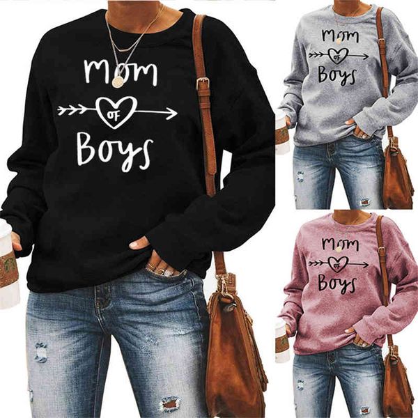 women's round neck sweater, long sved cotton et, love letters from mothers and children, simple street cloth, winter, White;black
women's round neck sweater, long sved cotton et, love letters from mothers and children, simple street cloth, winter, White;black