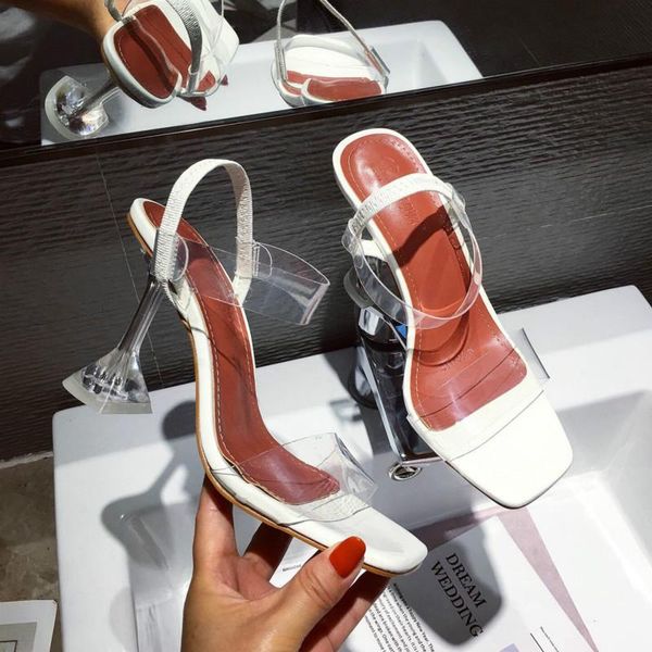 white yellow pvc jelly sandals crystal open toe perspex spike high heels transparent heel slippers 9cm pumps, Black
white yellow pvc jelly sandals crystal open toe perspex spike high heels transparent heel slippers 9cm pumps, Black