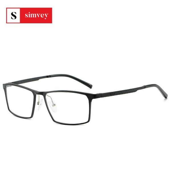 fashion sunglasses frames simvey retro eye glasses for men square prescription eyeglasses spectacle myopia aluminium frame, Black
fashion sunglasses frames simvey retro eye glasses for men square prescription eyeglasses spectacle myopia aluminium frame, Black