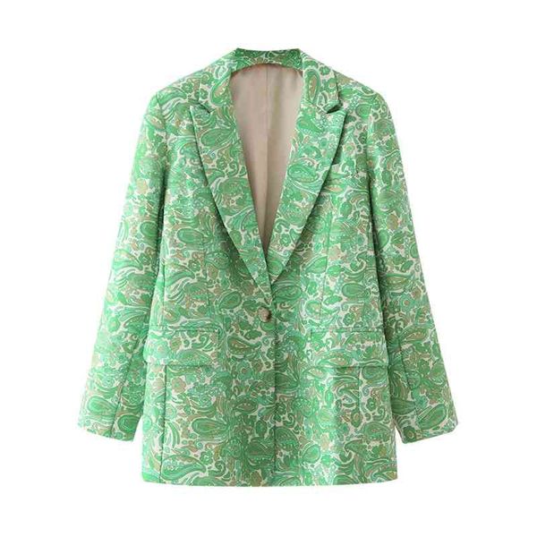 fashion girl floral print blazer office ladies pocket jackets casual female full sleeve suits green women chic sets 210430, White;black
fashion girl floral print blazer office ladies pocket jackets casual female full sleeve suits green women chic sets 210430, White;black