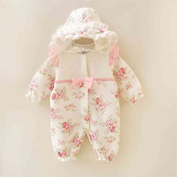 winter born baby girl clothes thicken floral princess jumpsuit clothing sets girls bodysuit+ hats 210816, Blue
winter born baby girl clothes thicken floral princess jumpsuit clothing sets girls bodysuit+ hats 210816, Blue