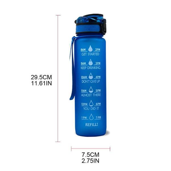water bottle large capacity sports with time marker plastic bouncing cover cup 875d
water bottle large capacity sports with time marker plastic bouncing cover cup 875d