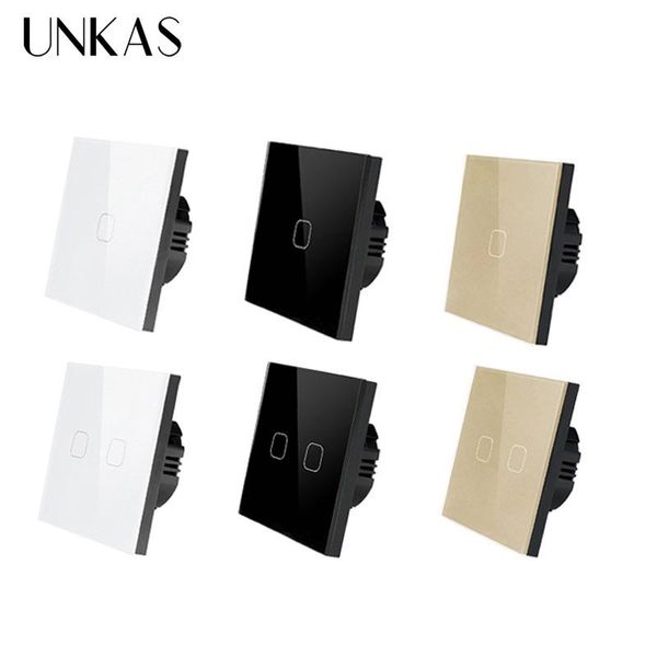 smart home control unkas crystal glass panel electric switch only touch function eu/uk standard 1 gang/2 gang way light wall
smart home control unkas crystal glass panel electric switch only touch function eu/uk standard 1 gang/2 gang way light wall