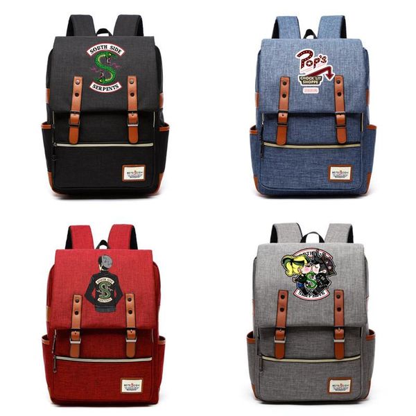 backpack riverdale south side serpents canvas school shoulder bag chock'lit preppy style laptraveling rucksack for teenagers
backpack riverdale south side serpents canvas school shoulder bag chock'lit preppy style laptraveling rucksack for teenagers