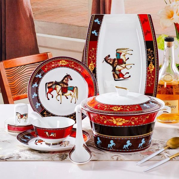 dinnerware sets conjunto de louça cerâmica jingdezhen osso china pratos casa criativa presentes
dinnerware sets conjunto de louça cerâmica jingdezhen osso china pratos casa criativa presentes