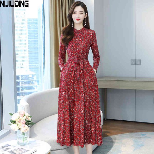 autumn winter lace up women printing dress stand collar slim high waist casual receive long knitted female 210514, Black;gray
autumn winter lace up women printing dress stand collar slim high waist casual receive long knitted female 210514, Black;gray
