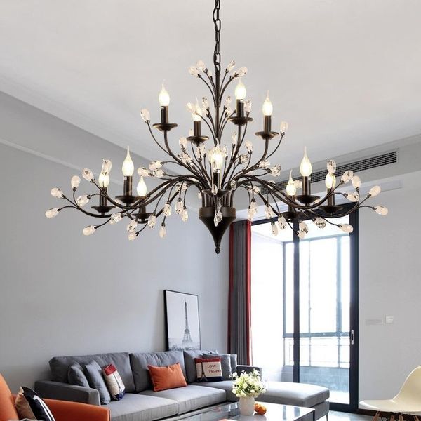 pendant lamps american led crystal chandelier lamp feather iron hanging light for living room luminaire dining 110v-220v zm1114
pendant lamps american led crystal chandelier lamp feather iron hanging light for living room luminaire dining 110v-220v zm1114