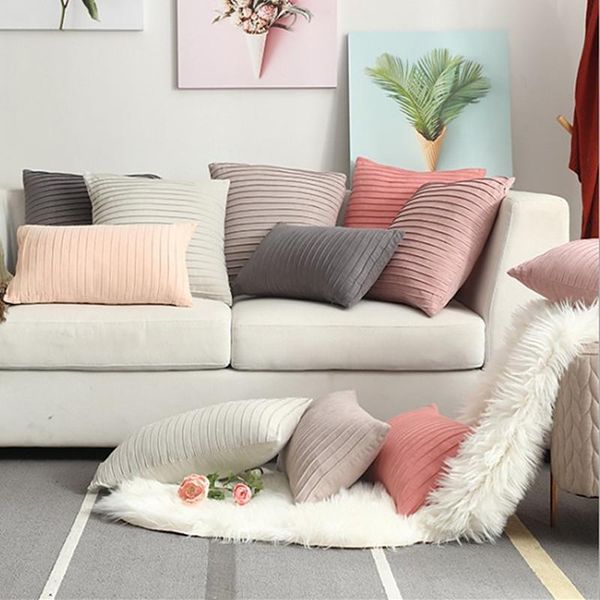 cushion/decorative pillow hand pleat embroidered cushion cover pink grey stripe lumber case 45x45cm/30x50cm home decorative
cushion/decorative pillow hand pleat embroidered cushion cover pink grey stripe lumber case 45x45cm/30x50cm home decorative