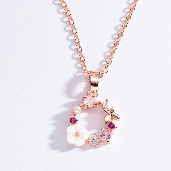 pendant necklaces fashion creative butterfly flowers necklace zircon crystal pearl shell garland for women jewelry accessories, Silver
pendant necklaces fashion creative butterfly flowers necklace zircon crystal pearl shell garland for women jewelry accessories, Silver