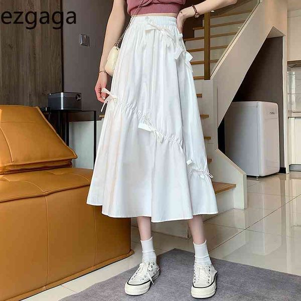ezgaga high waist skirts women bowknot a-line korean ins solid stretch all-match preppy style sweet jupe femme fashion faldas 210430, Black
ezgaga high waist skirts women bowknot a-line korean ins solid stretch all-match preppy style sweet jupe femme fashion faldas 210430, Black