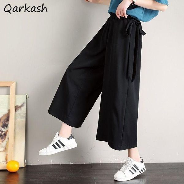 women's pants & capris women solid black ankle-length loose summer leisure female elastic waist retro ladies large size wide leg s-4xl, Black;white
women's pants & capris women solid black ankle-length loose summer leisure female elastic waist retro ladies large size wide leg s-4xl, Black;white