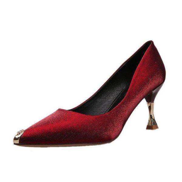 women high heels shoes 2021 spring summer pointed toe sandals solid color size 34-39 sandalias de mujer, Black
women high heels shoes 2021 spring summer pointed toe sandals solid color size 34-39 sandalias de mujer, Black