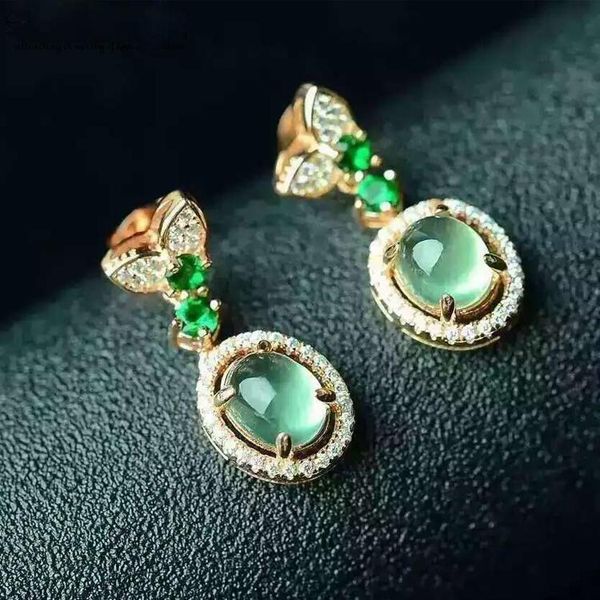dangle & chandelier original design prehnite oval plant earrings chinese style light luxury diamond charm women's brand silver jewelry
dangle & chandelier original design prehnite oval plant earrings chinese style light luxury diamond charm women's brand silver jewelry