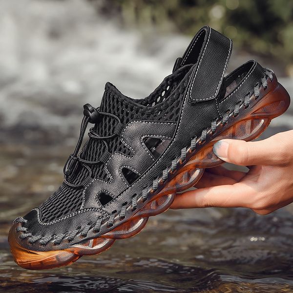 464748 size 2021 new summer mens casual fashion mens breathable shoes pumps korean fashion closed toe beach shoes 9092, Black
464748 size 2021 new summer mens casual fashion mens breathable shoes pumps korean fashion closed toe beach shoes 9092, Black