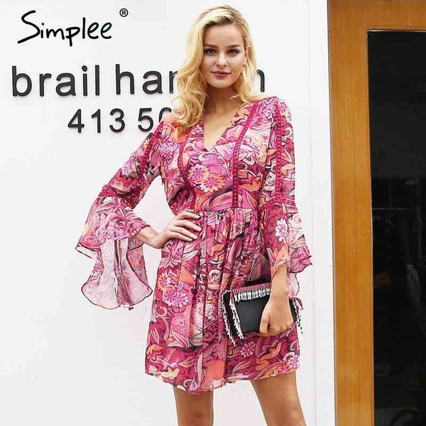 flare sleeve v neck print women casual floral high waist autumn winter fashion robe dress female vestidos 210414, Black;gray
flare sleeve v neck print women casual floral high waist autumn winter fashion robe dress female vestidos 210414, Black;gray