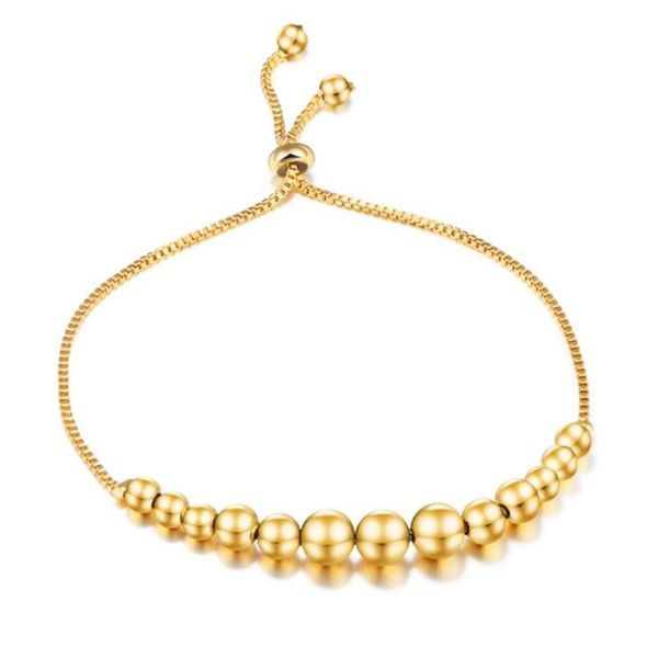 link, chain stainless steel minimalist fashion delicate gold beads women bracelet bangle jewelry gift for him, Black
link, chain stainless steel minimalist fashion delicate gold beads women bracelet bangle jewelry gift for him, Black