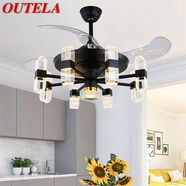 electric fans outela modern ceiling fan with light and control led fixtures 220v 110v decorative for home living room bedroom restaurant
electric fans outela modern ceiling fan with light and control led fixtures 220v 110v decorative for home living room bedroom restaurant
