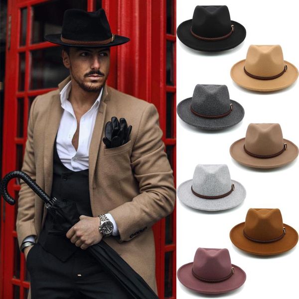 wide brim hats men women wool panama sunhat fedora caps trilby jazz travel party street style us size 7 1/8-7 3/8 uk m, Blue;gray
wide brim hats men women wool panama sunhat fedora caps trilby jazz travel party street style us size 7 1/8-7 3/8 uk m, Blue;gray
