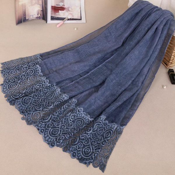 scarves -selling clothing monochrome tie-dye solid color lace stitching cotton and linen scarf four seasons go shopping, Blue;gray
scarves -selling clothing monochrome tie-dye solid color lace stitching cotton and linen scarf four seasons go shopping, Blue;gray