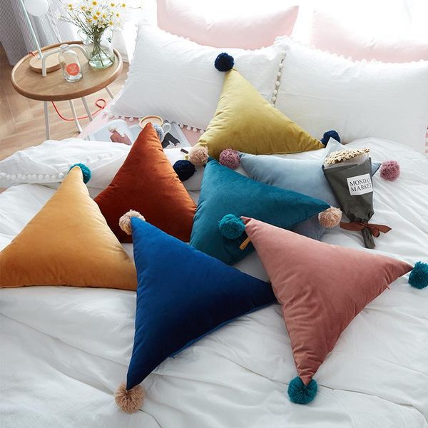 cushion/decorative pillow nordic style unique triangle shape cushion removable and washable throw pillows home living room decoration shooti
cushion/decorative pillow nordic style unique triangle shape cushion removable and washable throw pillows home living room decoration shooti