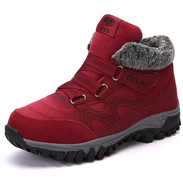 boots arrival fashion suede leather women snow winter warm plush women's waterproof ankle flat shoes, Black
boots arrival fashion suede leather women snow winter warm plush women's waterproof ankle flat shoes, Black