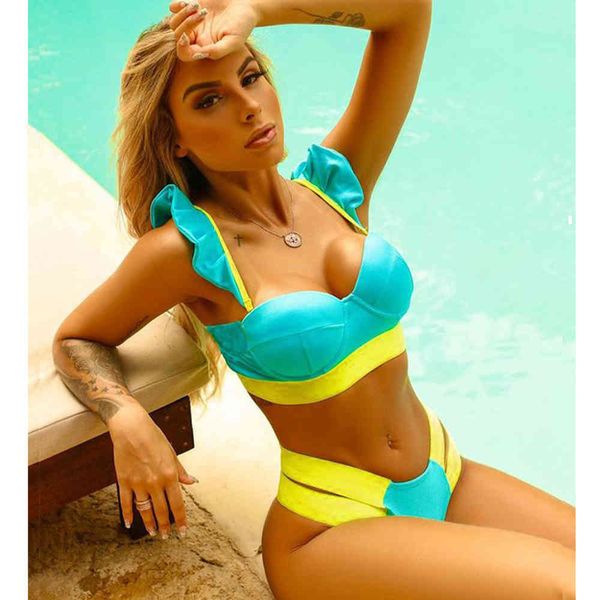 high waist bikini women swimsuit 2021 new arrival swimwear hollow out print striped bathing suit beachwear biquini femaleing
high waist bikini women swimsuit 2021 new arrival swimwear hollow out print striped bathing suit beachwear biquini femaleing