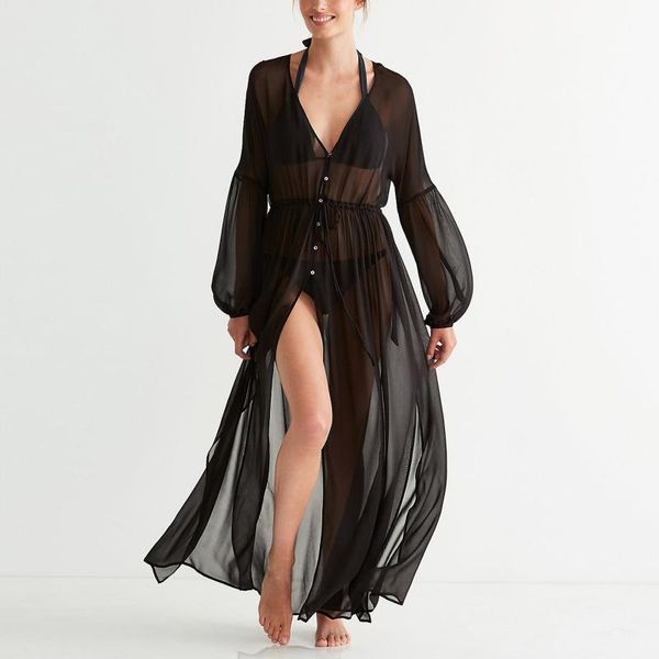 women's swimwear lace long bikini cover up women swim suit belted plus size solid kimono dress beach cardigan warp, White;black
women's swimwear lace long bikini cover up women swim suit belted plus size solid kimono dress beach cardigan warp, White;black