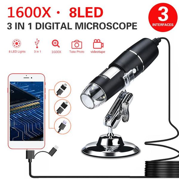 mini cameras 3 in 1 portable hd 1600x 2mp zoom microscope 8 led micro usb type-c digital handheld magnifier
mini cameras 3 in 1 portable hd 1600x 2mp zoom microscope 8 led micro usb type-c digital handheld magnifier