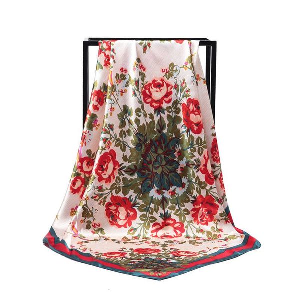 scarves multicolor women's silk scarf flower printing for outdoor use design female versatile head soft neckerchief, Blue;gray
scarves multicolor women's silk scarf flower printing for outdoor use design female versatile head soft neckerchief, Blue;gray