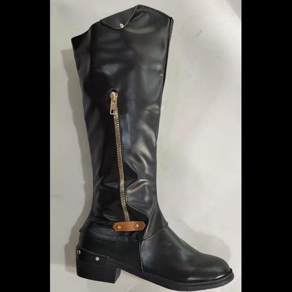 boots women knee high winter western punk warm shoes side zipper woman cowboy ladies booties female, Black
boots women knee high winter western punk warm shoes side zipper woman cowboy ladies booties female, Black