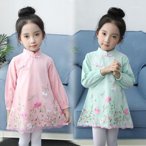 girl's dresses children girl chinese dress toddler baby flower embroidery qipao cheongsam princess kids traditional party robe pink blu, Red;yellow
girl's dresses children girl chinese dress toddler baby flower embroidery qipao cheongsam princess kids traditional party robe pink blu, Red;yellow