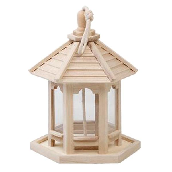 other bird supplies hexagon shaped with roof feeder wooden hanging for garden yard tree decor
other bird supplies hexagon shaped with roof feeder wooden hanging for garden yard tree decor