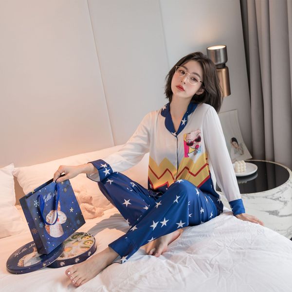 satin silk pajamas for womens set pyjamas button pigiama donna pjs winter mujer pijama sleepwear nightwear pizama damska, Black;red
satin silk pajamas for womens set pyjamas button pigiama donna pjs winter mujer pijama sleepwear nightwear pizama damska, Black;red